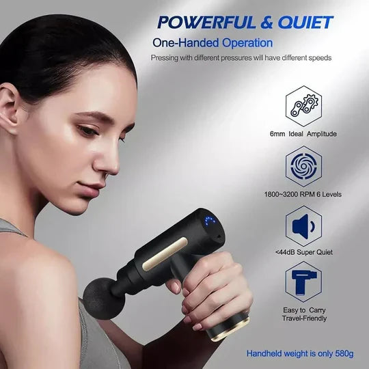 Massage Gun for Deep Tissue Relief - USB Rechargeable